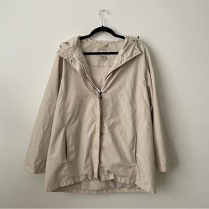 Eddie Bauer Women’s Tan Windbreaker Jacket Large